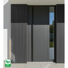 WPC fasadni panel, 223x26x2900 mm, SIVA s crnim fugama, 6 rešetki (0,64 m²)