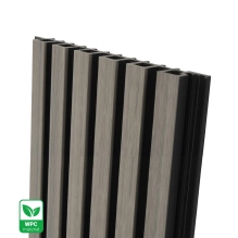 WPC fasadni panel, 223x26x2900 mm, SIVO s črnimi fugami, 6 rešetk (0,64 m²)