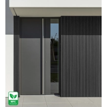 WPC fasadni panel BLACK TWIX MINI, 5 letvica, 217x2900 mm, brušena tekstura