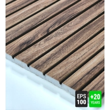 Fasadni panel, imitacija drveta, SIBIRSKI ARIŠ, 120x50x2 cm, stiropor (0,60 m²)