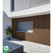 WPC fasadni panel TEAK TWIX MINI, 5 lamel, 217x2900 mm, brušena tekstura