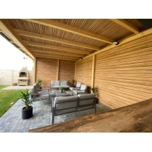 Fasadni panel, imitacija drveta, SIBIRSKI ARIŠ, 120x50x2 cm, stiropor (0,60 m²)