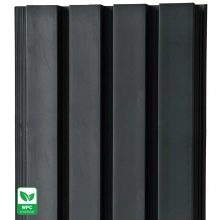 WPC fasadni panel, 219x2900 mm, CRNA RAVNA TEKSTURA (0,63 m²)