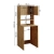 Cabinet for washing machine, oak, MONICA, 65 x 181 x 60 cm