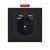 Black EU wall socket with hidden security camera, CMOS, Wi-Fi, 1080p (Full-HD)