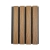 WPC fasadni panel TEAK/ČRNA, 219x2900 mm, valovita tekstura, half co-extrusion (0,63 m²)