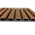 WPC fasadni panel TEAK/ČRNA, 219x2900 mm, valovita tekstura, half co-extrusion (0,63 m²)