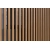 WPC timber tube LT-04A, 3D grain wood, AURORA, 100x50x2900 mm
