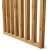 Wooden partition wall ready for assembly, oak wotan, 51cm (7 slats)