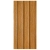 Lamella facade cladding, wood imitation, GOLDEN OAK, 260 x 18 x 0.3 cm (0.47 m²)