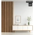 3D decorative slats, wooden strips for walls, ceiling, or partition wall (28x37 cm) (CATANIA OAK)