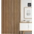 3D decorative slats, wooden strips for walls, ceiling, or partition wall (28x37 cm) (LIGHT OAK)