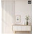 Wall decorative wooden 3D slats for partition walls (3x4 cm) (white)