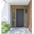 WPC homlokzati panel, 219x2900 mm, két színben, VILÁGOS TÖLGY & FEKETE (0,63 m²)