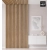 3D Decorative Slats for Walls and Ceiling, Wooden Strip (LIGHT OAK), 16x28mm