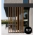 Profile for rotating horizontal WPC slats, RE-01