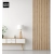 3D decorative slats, wooden strips for walls, ceiling, or partition wall (28x37 mm) (craft oak)