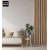 3D decorative wood wall slat, MDF (oak artisan) 1.6x3cm