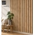 3D Decorative Slats for Walls and Ceiling, Wooden Strip (LIGHT OAK), 16x28mm