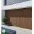 WPC fasadna obloga DARK TEAK/CRNA, 219x2900 mm, valovita tekstura, half co-extrusion (0,63 m²)