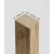 3D dekorativne letvice za zid, ukrasne, drvene, za pregradni zid (3x4 cm) (hrast wotan)