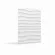 3D stenski paneli Choppy Wave, 80x100cm, mavec