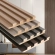GRILL zidni panel, masivno drvo, vodootporan, ORAH, 147x2750 mm (0.40 m²)