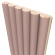 ROUNDED wall panel, wooden, waterproof, LIGHT PINK, 118x2800 mm (0.33 m²)