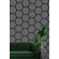 Acoustic wall panel, HEXAGON ANTHRACITE, 790x646 mm