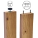 Adjustable legs set for wooden slats (10 legs + 20 ceiling pins), for standalone mounting, no drilling required