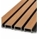 WPC fasadni panel TEAK/ČRNA, 219x2900 mm, valovita tekstura, half co-extrusion (0,63 m²)
