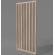 Pregradni zid od letvica spremljen za montažu, hrast sonoma, 51cm (7 lamele)