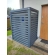 Outdoor cover for heat pump, anthracite, 120x150x80 cm