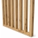 Pregradni zid od letvica spremljen za montažu, hrast rustik, 51cm (7 lamele)