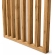 Wooden partition wall ready for assembly, oak wotan, 51cm (7 slats)