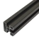 Aluminijski stup za WPC ogradu, 70x70x1850 mm, crna