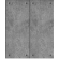 Fasadni dekorativni panel, imitacija BETONA, stiropor, 120x50 cm (0,60 m²)