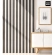 3D decorative slats, wooden strips for walls, ceiling, or partition wall (28x37 cm) (anthracite)