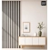 3D decorative slats, wooden strips for walls, ceiling, or partition wall (28x37 cm) (anthracite)