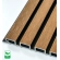 WPC facade panel TEAK/BLACK, BRUSHED texture, 219x2900 mm, dual color (0.63 m²)