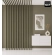3D decorative slats for wall and ceiling, wooden batten (OLIVE) 16x28 mm