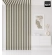 3D decorative slats for wall and ceiling, wooden batten (OLIVE) 16x28 mm