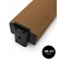 Profile for rotating horizontal WPC slats, RE-01