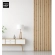 3D Lamella falburkolat, MDF (artisan tölgy) 30x40x2750 cm