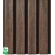 WPC wall cladding panel, board, WPC, 219x26x2900mm, walnut (0.63 m2)