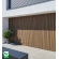WPC facade panel TEAK/BLACK, BRUSHED texture, 219x2900 mm, dual color (0.63 m²)