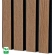 WPC homlokzati panel DARK TEAK/FEKETE, 219x2900 mm, hullámos textúra, half co-extrusion (0,63 m²)