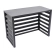 Outdoor cover for heat pump, anthracite, 110x80x60 cm