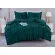 Bedding set 160x200, 3 parts, temno siva