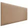 Meka zidna ploča, tapacirana, semiš, bež boja (60x30)